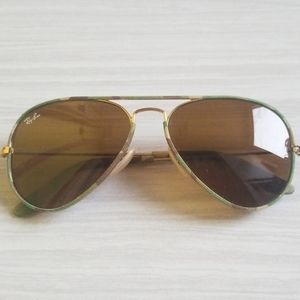 Camo Ray-Ban aviator sunglasses